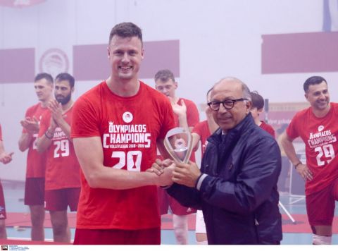 Ο Ραουβέρντινκ MVP της Volley League 2018-19