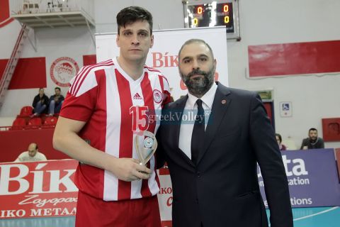 Βραβεύτηκε ο Αλεξίεφ ως MVP της 16ης αγωνιστικής