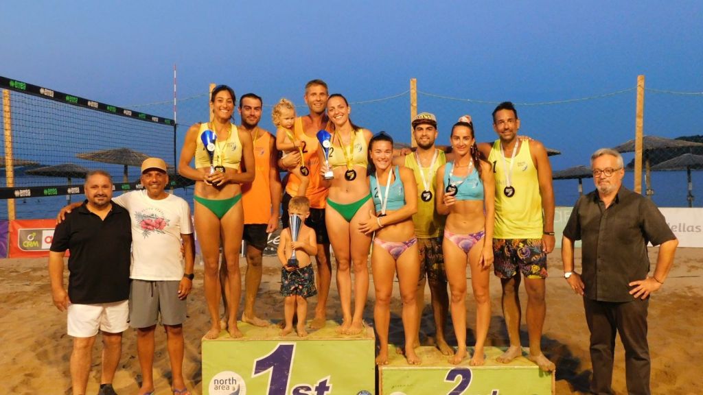 Νιώπας, Ανανιάδης και Αλτίνη, Αργυρίου κατέκτησαν τον τίτλο στην North Area Beach Volley Circuit